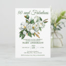 Search for floral 50th birthday invitations Rustic