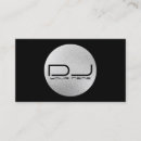 Search for djing business cards Disc jockey