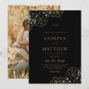 Search for black lace wedding invitations Classic