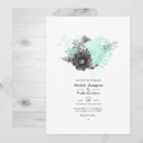 Search for charcoal grey white wedding invitations Black
