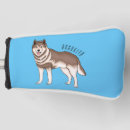 Search for husky golf head covers Dog