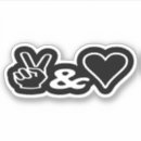 Search for hand symbol stickers Unique