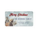 Search for pine cone return address labels Trendy