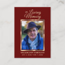 Search for in loving memory business cards Poem