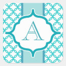 Search for teal monogram stickers Professional