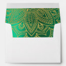 Search for coloured wedding envelopes Green