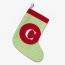 Search for red and green christmas stockings Girly