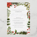 Search for silver christmas invitations Greenery