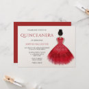 Search for red gown invitations Princess