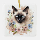 Search for siamese cat christmas tree decorations Animal