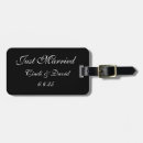 Search for just married luggage tags Groom