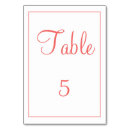 Search for chic table cards White