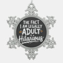 Search for sarcastic christmas tree decorations Adult humour