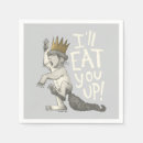 Search for childrens napkins Wild things