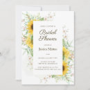 Search for sunflower bridal invitations Yellow