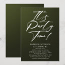 Search for green 40th birthday invitations Minimal