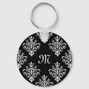 Search for black damask key rings Stylish