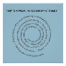 Search for securely posters Internet security