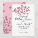 Search for cherry blossom bridal shower invitations Botanical