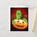 Search for frankenstein monster postcards Halloween