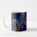 Search for colorful peacock mugs Animal