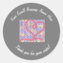 Search for knitter stickers Handmade with love