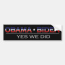 Search for obama won bumper stickers President