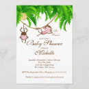Search for twin monkey baby shower invitations Jungle