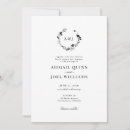 Search for floral wreath wedding invitations Simple