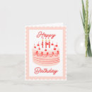 Search for vintage cake birthday cards Happy