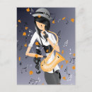 Search for sax player postcards Saxophonist