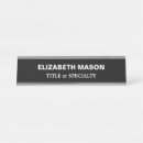 Search for elegant name plates Black