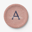 Search for navy and pink plates For her
