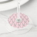 Search for bridal shower wine charms Pink