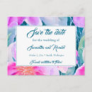 Search for purple and teal save the dates Floral