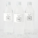 Search for black water bottle labels Elegant