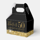 Search for 50th birthday favour boxes Black