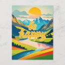 Search for retro landscape postcards Illustration
