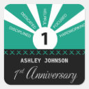 Search for 1st anniversary stickers Green