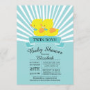 Search for rubber duck baby boy shower invitations Modern