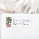 Search for lovebird return address labels Floral