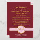 Search for burgundy and gold wedding programs Bride
