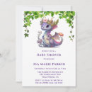 Search for purple and green baby shower invitations Princess