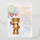 Search for surprise baby shower invitations Watercolor
