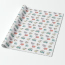 Search for christmas camper wrapping paper Vintage
