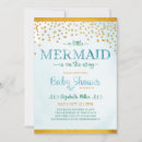 Search for little mermaid on the way invitations Under the sea