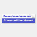 Search for error bumper stickers Politics