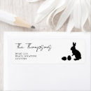 Search for white bunny return address labels Elegant