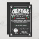 Search for black santa claus invitations Jingle and mingle