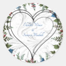 Search for beautiful nature wedding stickers Elegant